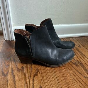 Lucky Brand Black Ankle Booties